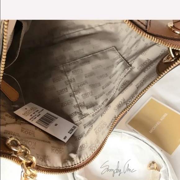 LAST 1 !! NWT MK monogram convertible shoulder bag - Picture 5 of 5